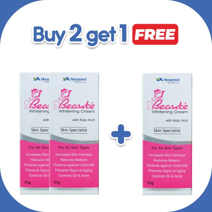 Buy 2 Beaute Whitening Cream Get 1 Free