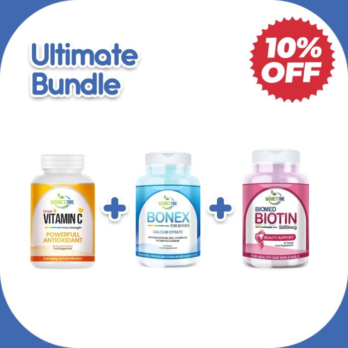 Ultimate Bundle (Vitamin C + Bonex+ Biotin)
