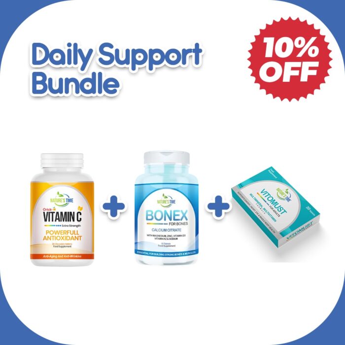 Daily Support Bundle (Vitamin C + Bonex+ Vitomust)