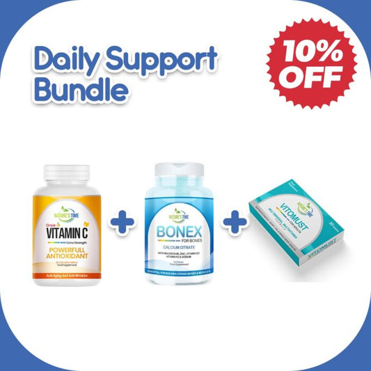 Daily Support Bundle (Vitamin C + Bonex+ Vitomust)