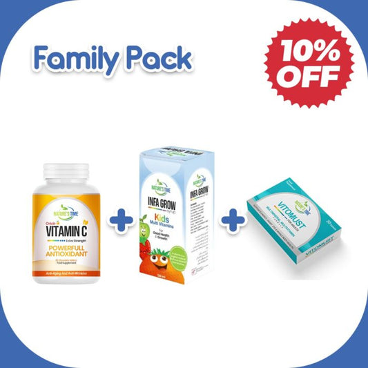 Family Pack (Vitamin C + Infa grow+ Vitomust)
